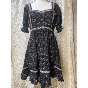 Love Sam Floral Polka Dot Dress